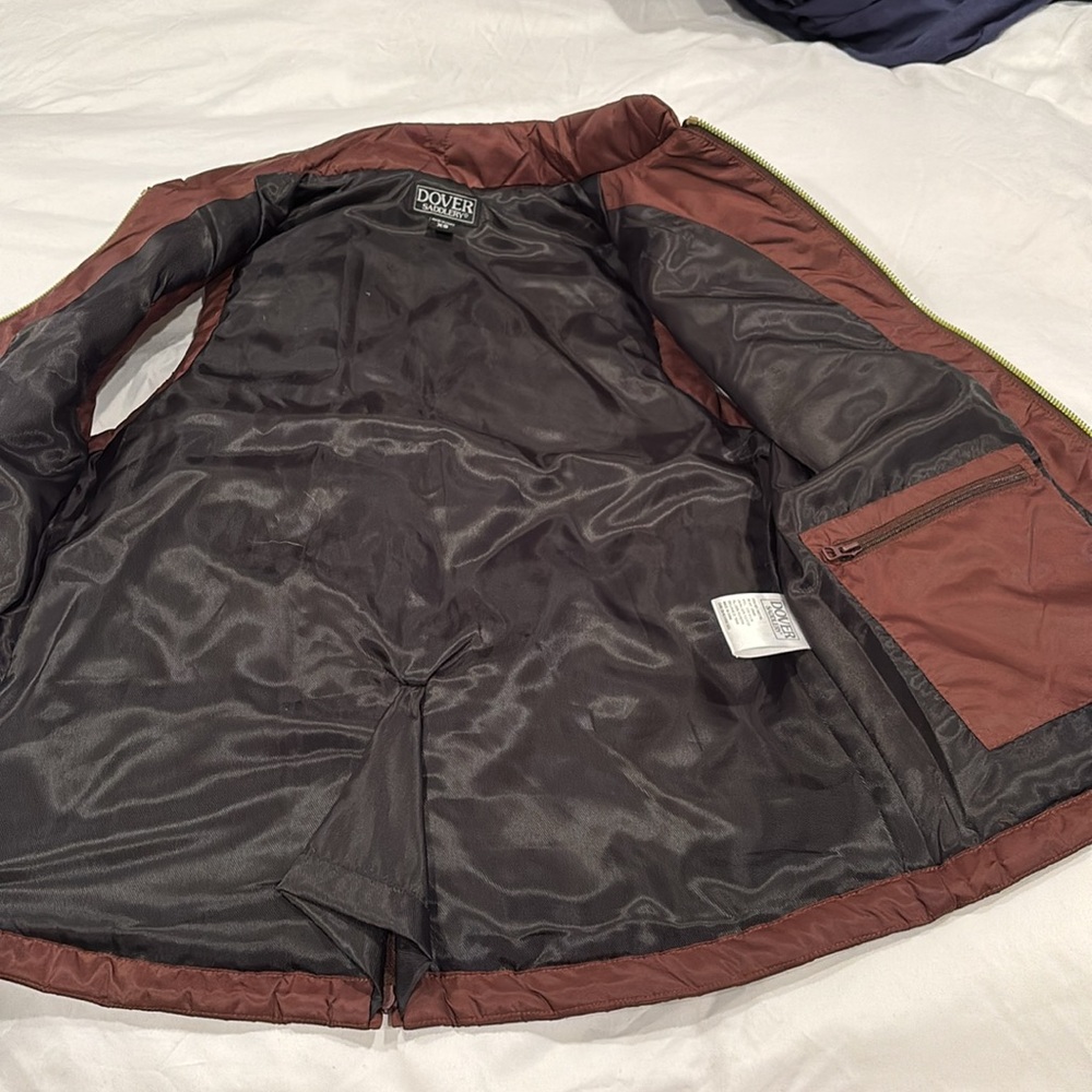 NWOT Dover Saddlery XS brown vest - Picture 4 of 6